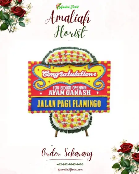 Sewa Papan Bunga Lebih